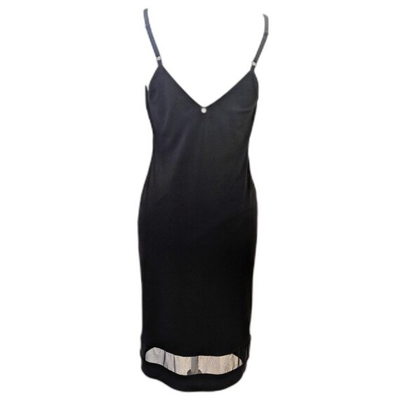 NWT Alice + Olivia | AIR Cate Bodycon Black Mini Dress w/ Sheer Mesh Panel | 12 - Picture 4 of 13